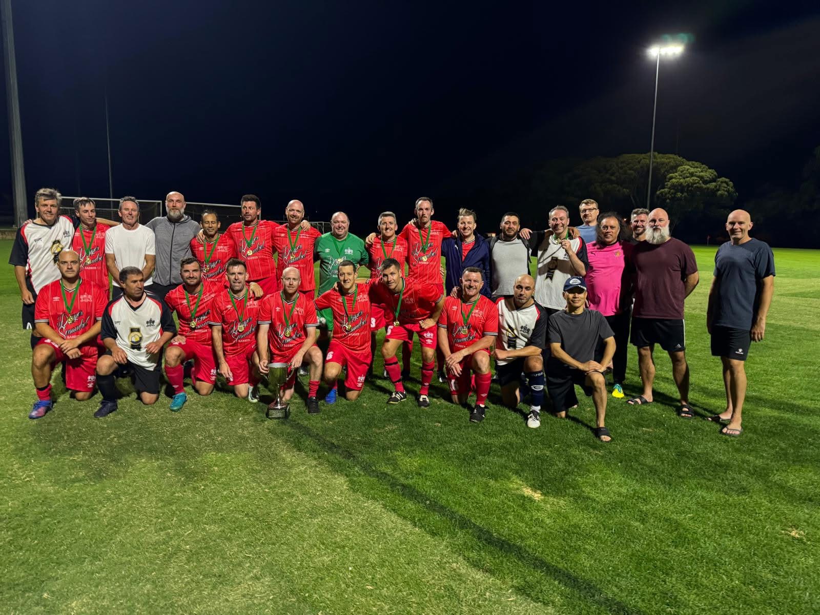 Hamersley Rovers team photo 35s and 45s